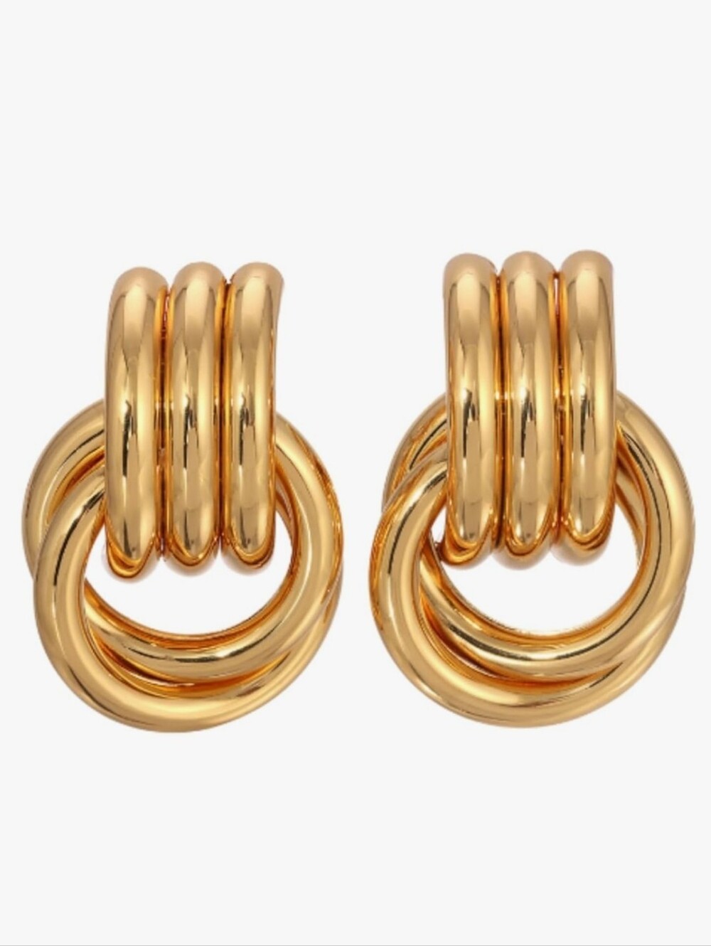 Heaven Mayhem Mini Knot Earrings Sculptural Twisted Design Lightweight New
